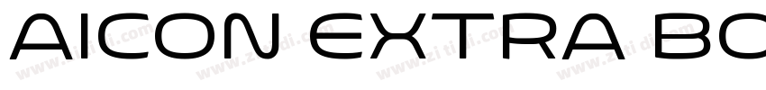 AICON Extra Bold字体转换